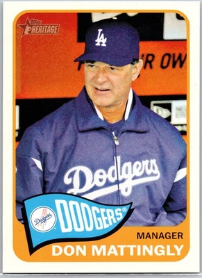 2014 Topps Heritage #217 Don Mattingly - Image 1 of 2