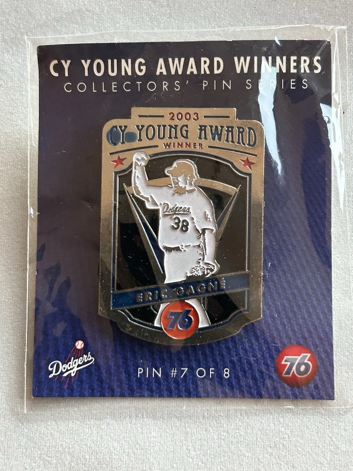 Dodgers Cy Young Award Winners Collectors Pin Series Eric Gagne' - #7/8 Union 76 - Image 1 of 1