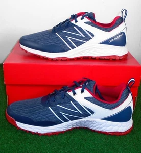 NIB New Balance Men's Fresh Foam Contend Spikeless Golf Shoes, 11 M, Navy/Red - Picture 1 of 5