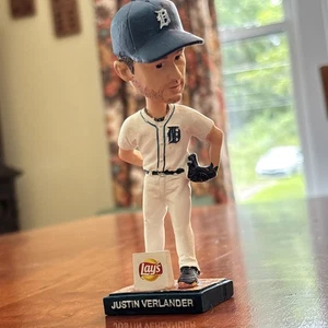 DETROIT TIGERS JUSTIN VERLANDER 35 PITCHER MINI BOBBLEHEAD SOUVENIR 2014 NIB - Picture 1 of 8