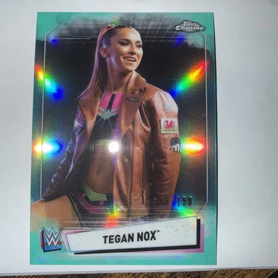 2021 Topps Chrome WWE - Tegan Nox #97 Aqua Refractor /150 - Image 1 of 3
