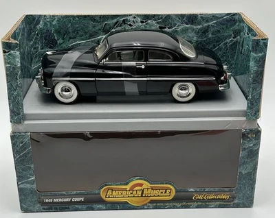 ERTL American Muscle 1949 Mercury Coupe Black Die Cast 1/18 Scale New Open Box - Image 1 of 4