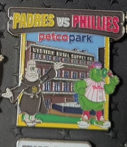 San Diego Padres vs Philadelphia Phillies Pin Limited Edition 300 - Picture 1 of 1