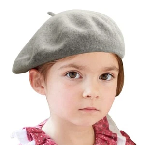 Berets for Kids Wool French Beret Hats Artist Painter Hats for Little Girls B... - Picture 1 of 6