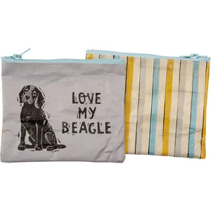 Beagle Zippered Pouch Bag - Picture 1 of 1