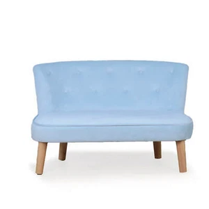 Star Kidz Florentino Sofa - light Blue Velvet - Picture 1 of 4