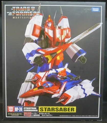 Takara Tomy Transformers Masterpiece MP-24 Star Saber PVC Action Figure Used Cover