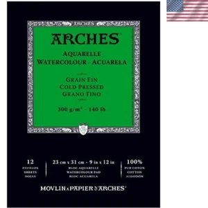 Arches Kaltpresse Aquarell Pad, 9"X12" 2er-Pack - Bild 1 von 3
