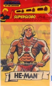 1984 NOS NEW HE MAN SUPERGLOBO INFLATABLE 7FT MOTU MASTERS OF UNIVERSE MATTEL - Picture 1 of 5