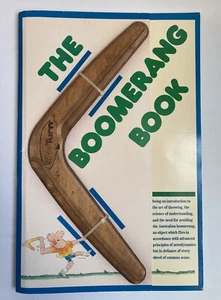 The Boomerang Book John Cassidy 1985 with Sky Turn wooden Boomerang NEVER USED - Picture 1 of 11