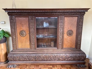 Antique Bookcase - German Early 20th Century - Picture 1 of 4