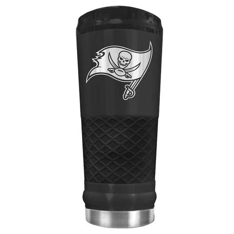 Tampa Bay Buccaneers 24oz Stealth Stainless Steel Tumbler Travel Mug Insulated Cover
