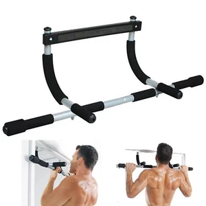 Gym Chin Up Pull Up Bar Fitness Exercise Home Door Sit Up Strength Body Workout - Picture 1 of 9