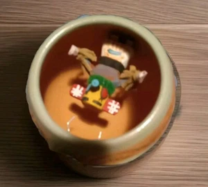 Vintage Navajo Dine Mondtänzerin Weihnachten Südwesten Ton Ornament wunderschön! - Bild 1 von 11