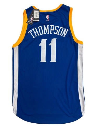 New Klay Thompson Mens Small Blue Golden State Warriors Adidas Swingman Jersey Cover