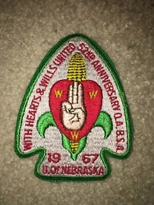 Boy Scout 1967 NOAC Nebraska Order Arrow Conference National Meeting Repro Patch - Picture 1 of 1