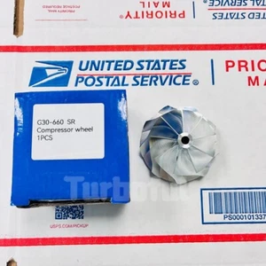 Turbo compresseur roue-billet point fraisé pour rotation standard G30-660 - Photo 1/5