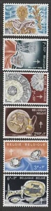 BÉLGICA - 1960 ANTI TB Fondo ARTES Y MANUALIDADES CONJUNTO DE 6 MNH - Imagen 1 de 1