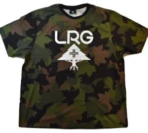Lifted Research Group LRG Mens Dark Camo Double OG Tree Graphic Shirt NWT XL - Picture 1 of 4