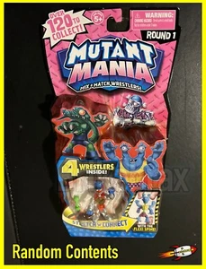 Mutant Mania Ronund 1 Mix & Match Wrestlers Figuras Paquete de 4 Sellado Nuevo - Imagen 1 de 3