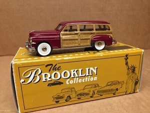 BROOKLIN MODELS METAL 1:43 SCALE 1949 DESOTO WOODY STATION WAGON BRK.87 NR MINT - Picture 1 of 8