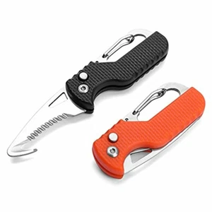 EDC Multifuncional Acero Inoxidable Plegable Cuchillo Llaveros Pesca Táctico - Imagen 1 de 13