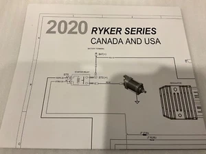 Wiring Diagram Schematic 2020 BRP Can Am Ryker Spyder RT F3 ACE 900 600 1330 - Picture 1 of 15