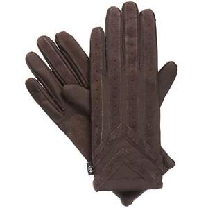 isotoner mens stretch cold weather gloves Brown Medium US Gloves
