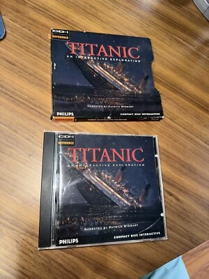 Titanic: An Interactive Exploration (Philips CD-i 1994) NO DISC - Image 1 of 3