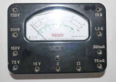 Ancien multimètre bakélite  Metrix 410  à réviser - Photo 1/4