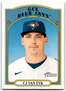 2021 Topps Heritage Minor League #39 CJ Van Eyk - Picture 1 of 2