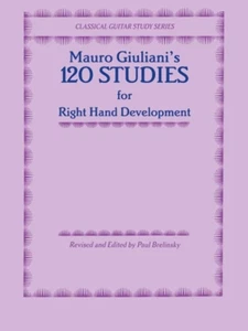 120 estudios de Mauro Giuliani para el desarrollo de la mano derecha (estudio de guitarra clásica) - Imagen 1 de 1