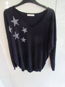 VERSION FEMININE KNITTED TOP - ONE SIZE S/M - Picture 1 of 4