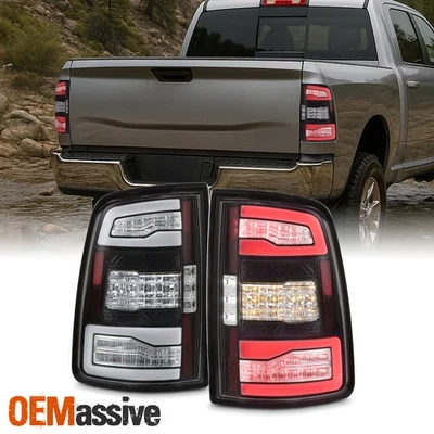 For 19-23 RAM 2500 3500 Incandescent Black Tail Lights w/LED Sequential Greeting - Image 1 of 4