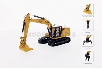 DIECAST MASTERS 85657 CAT 323 Next generation con accessori 1:50 - Immagine 1 di 4