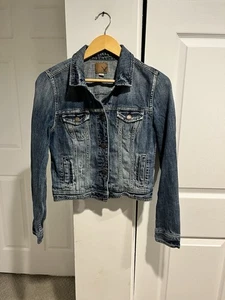 Vintage American Eagle Denim Jacket size Medium Classic core Capsule Wardrobe - Picture 1 of 8