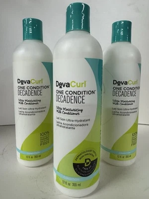 2 Pack ---   DEVA CURL ONE Ultra moisturizing milk CONDITION DECADENCE 12 OZ - Image 1 of 4