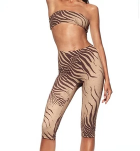 **NWT IN HAND ** ROBERTO CAVALLI x SKIMS ZEBRA CAPRI - SOLD OUT LIMITED EDITION - Picture 1 of 4