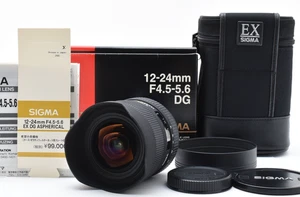 Sigma AF 12-24mm f/4.5-5.6 EX DG HSM Lens for Canon [N Mint] w/Hood,Box JP 9214 - Picture 1 of 12