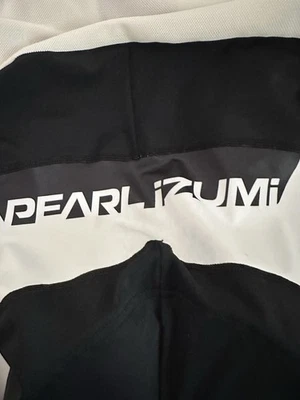 Culotte con tirantes para mujer Pearl Izumi Elite negro/blanco talla grande Foto 1 de 4