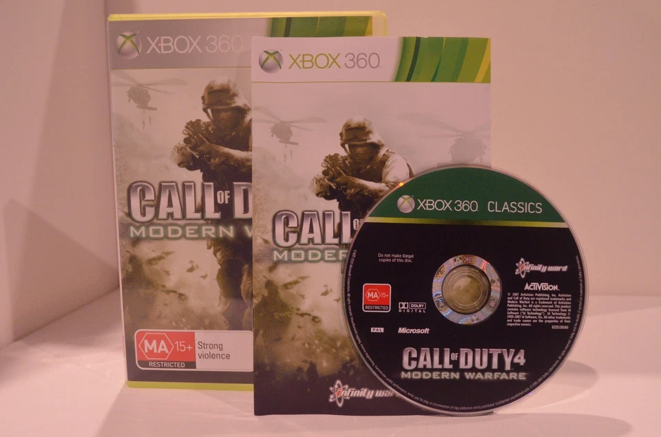 Call of Duty 4 Modern Warfare Xbox 360 Game CIB - image 1 of 2