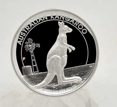 1 oz Silber Australien Kangaroo 2012 PP High Relief in Kapsel Lagerräumung - Bild 1 von 2