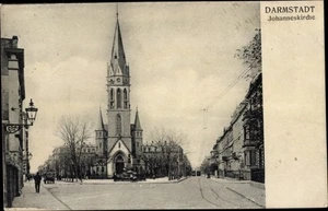 Ak Darmstadt in Hessen, Johanneskirche - 3987753 - Picture 1 of 2