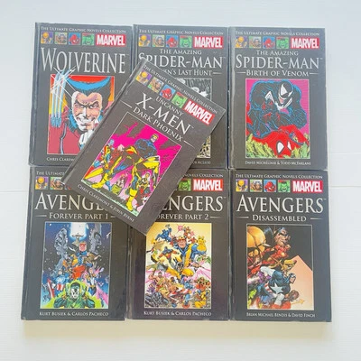 7 x Marvel - The Ultimate Graphic Novels Collection X-Men/Wolverine/Spider-Man - image 1 of 4
