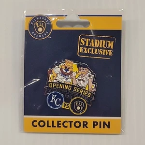 Pin Milwaukee Brewers 2025 Día Inaugural Kansas City Royals Stadium Exclusivo - Imagen 1 de 2