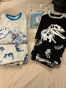 Shelry Dinosaur Revolution Pajamas Long Sleeves Two-Piece Cotton Boys 12-2 Sets - Picture 1 of 6