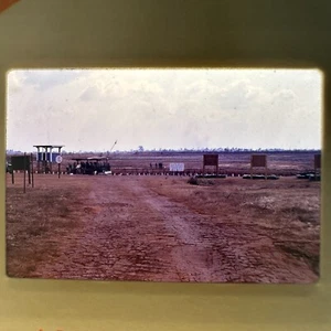 Vietnam War 1969 Military Army Camp Landscape Color Transparency Photo Slide - Picture 1 of 6