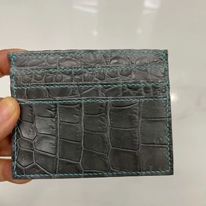 GENUINE LEATHER SKIN CREDIT CARD HOLDER/ WALLET CARD HOLDER FOR MEN - Picture 1 of 16