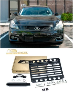 EOS Plate For 08-13 Infiniti G37 Coupe Front Tow Hook License Mount Bracket - Picture 1 of 12