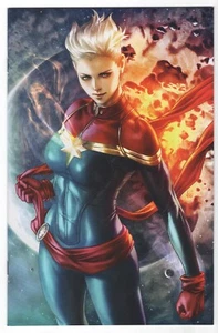 Life of Captain Marvel - 2018 - 1:200 Artgerm virgin incentive variant - Imagen 1 de 2